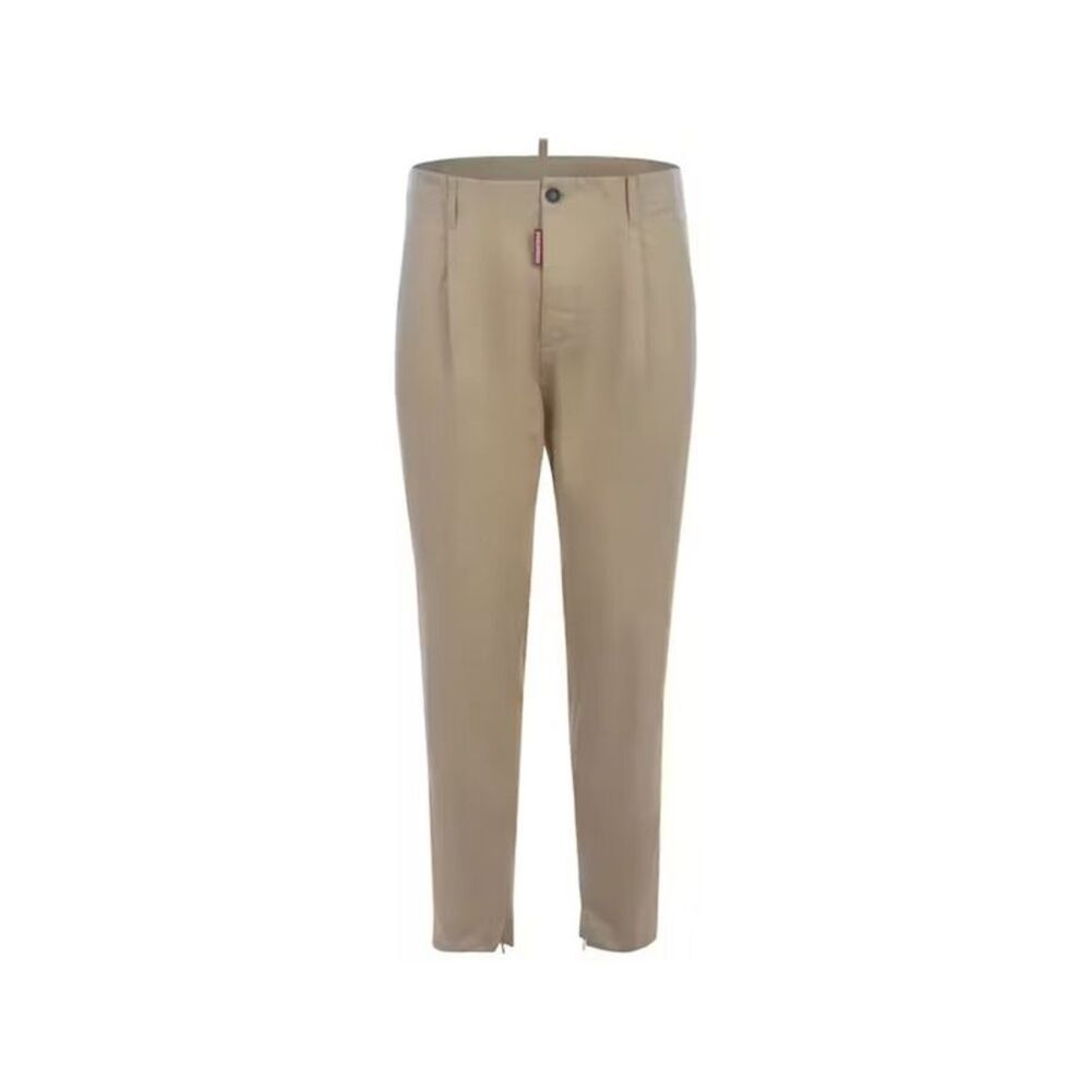 Dsquared² Beige Cotton Chino Men's Pants